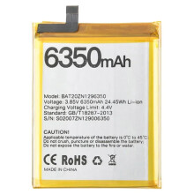For Doogee S96 GT/S96 Pro 3.85V 6350mAh Li-Polymer Battery Assembly Part (Encode: BAT20ZN1296350) (Without Logo)