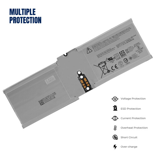 For Microsoft Surface Book 2 13.5'' 7.50V 2387mAh Li-Polymer Battery Assembly Part (Encode: G3HTA044H/G3HTA045H) (Without Logo) 2