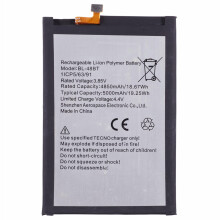 For TECNO Pop 5 3.85V 4850mAh Li-Polymer Battery Assembly Part (Without Logo) (Encode: BL-48BT)