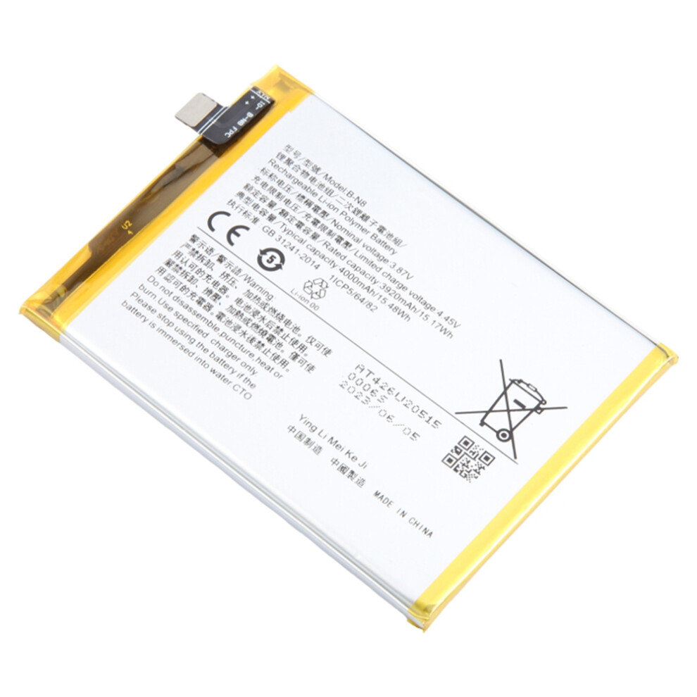 For Vivo S7 5G 3.87V 3920Mah Li-Polymer Battery Assembly Part (Without Logo) (Encode: B-N8) 6914275836360