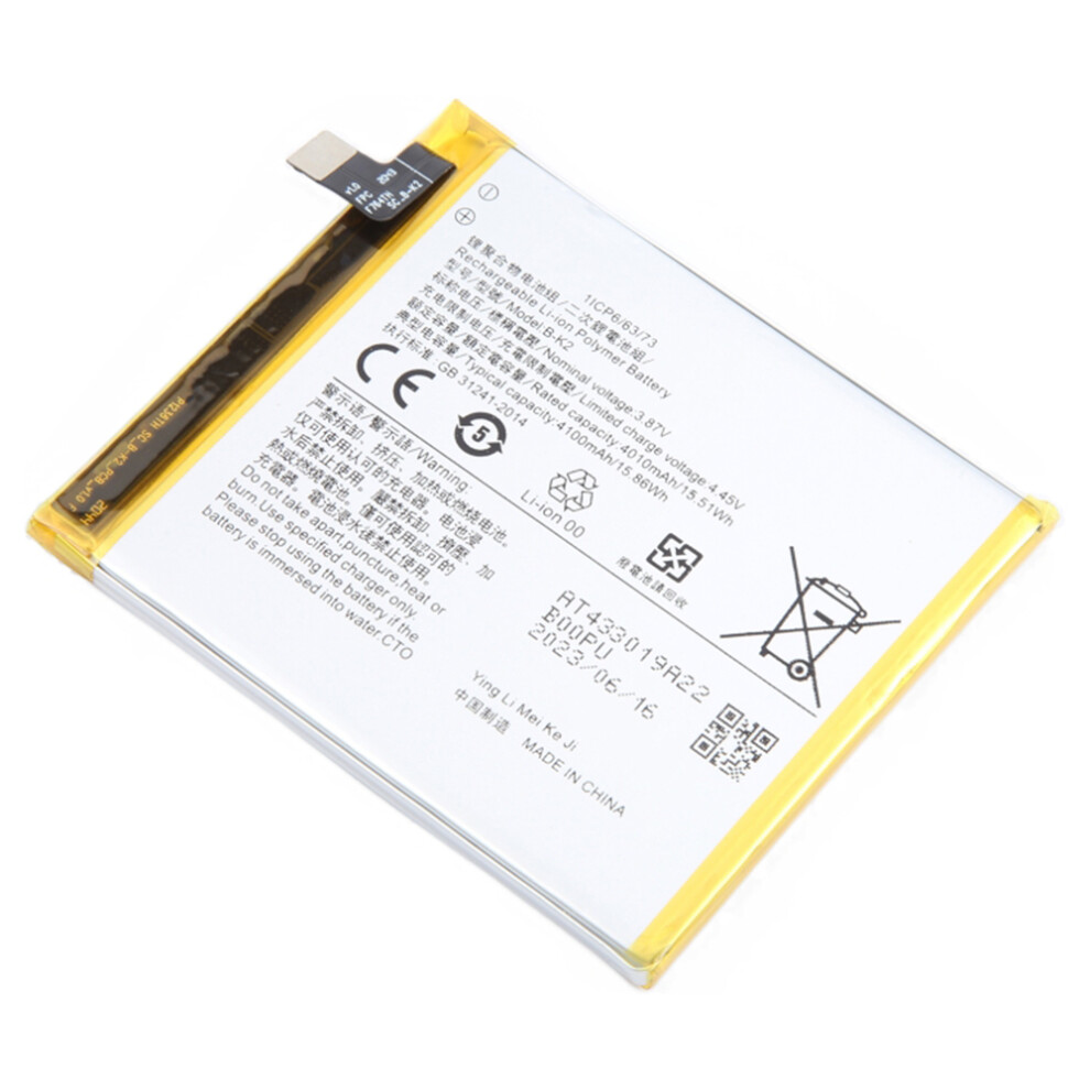 For Vivo S5 3.87V 4010Mah Li-Polymer Battery Assembly Part (Without Logo) (Encode: B-K2) 6914272464955