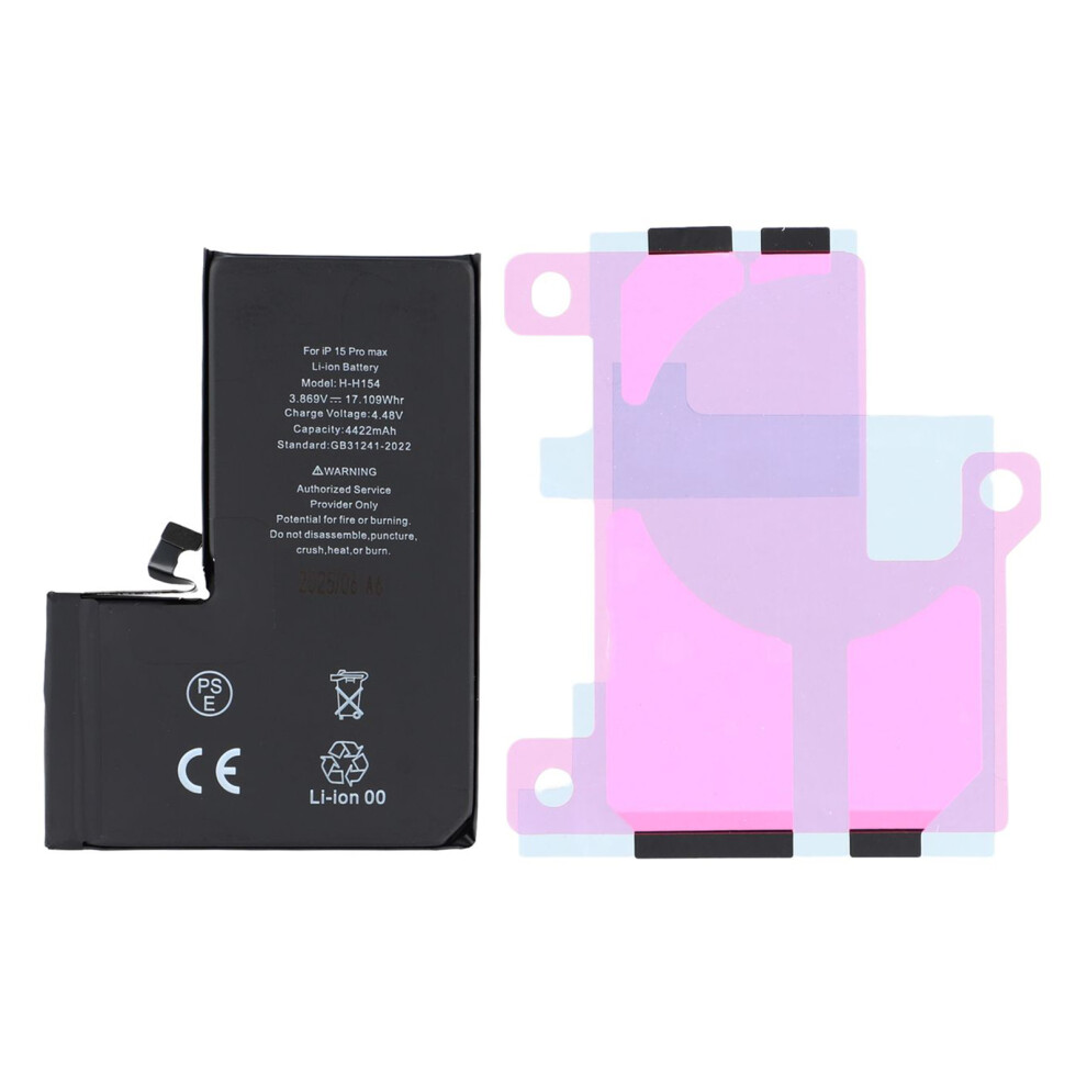 For Iphone 15 Pro Max 3.86V 4422Mah Rechargeable Li-Ion Battery Replacement Part (Without Logo) 6914273832623