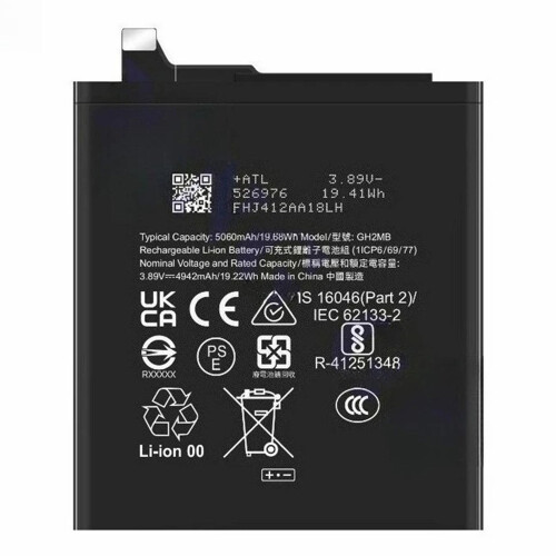 For Google Pixel 9 Pro XL 3.89V 5060mAh Li-Polymer Battery Assembly Part (Without Logo) (Encode: GH2MB)