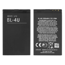 For Nokia Asha 210/300/305/306/308/309/311/501/503 3.70V 1000mAh Li-ion Battery Part (Encode: BL-4U) (without Logo)