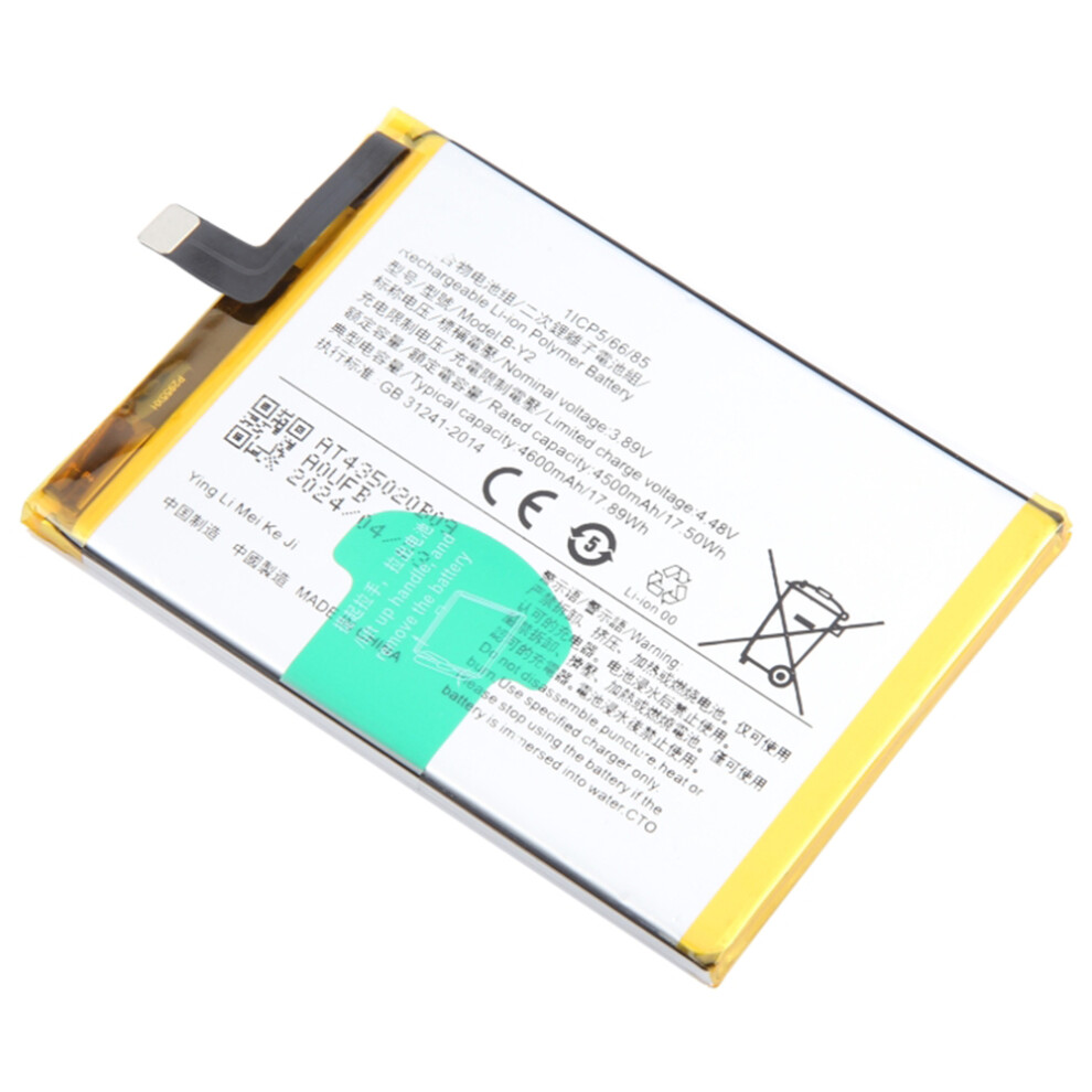 For Vivo V27e 4G 3.89V 4500Mah Li-Polymer Battery Assembly Part (Without Logo) (Encode: B-Y2) 6914275361046