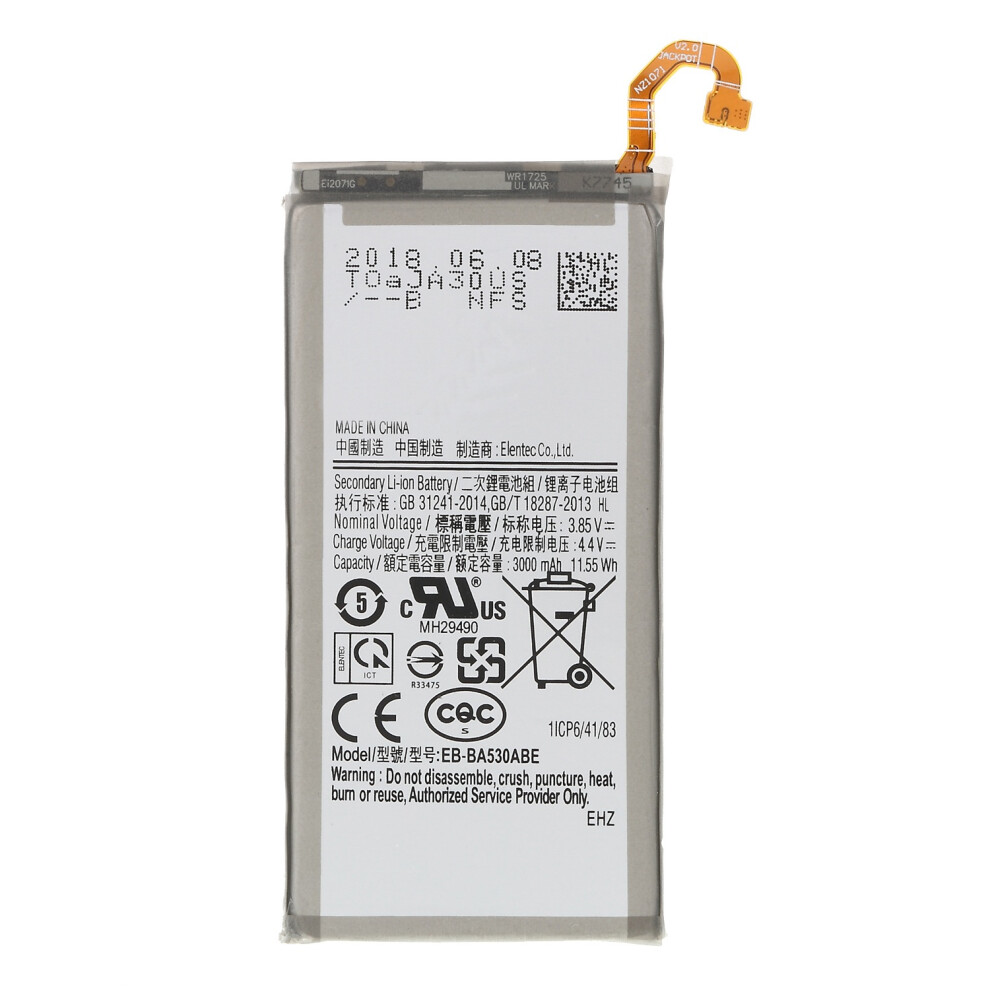 Samsung Galaxy A8 (2018) 3.85V 3000Mah Battery Replacement Encode Eb-Ba530abe 6914277136482