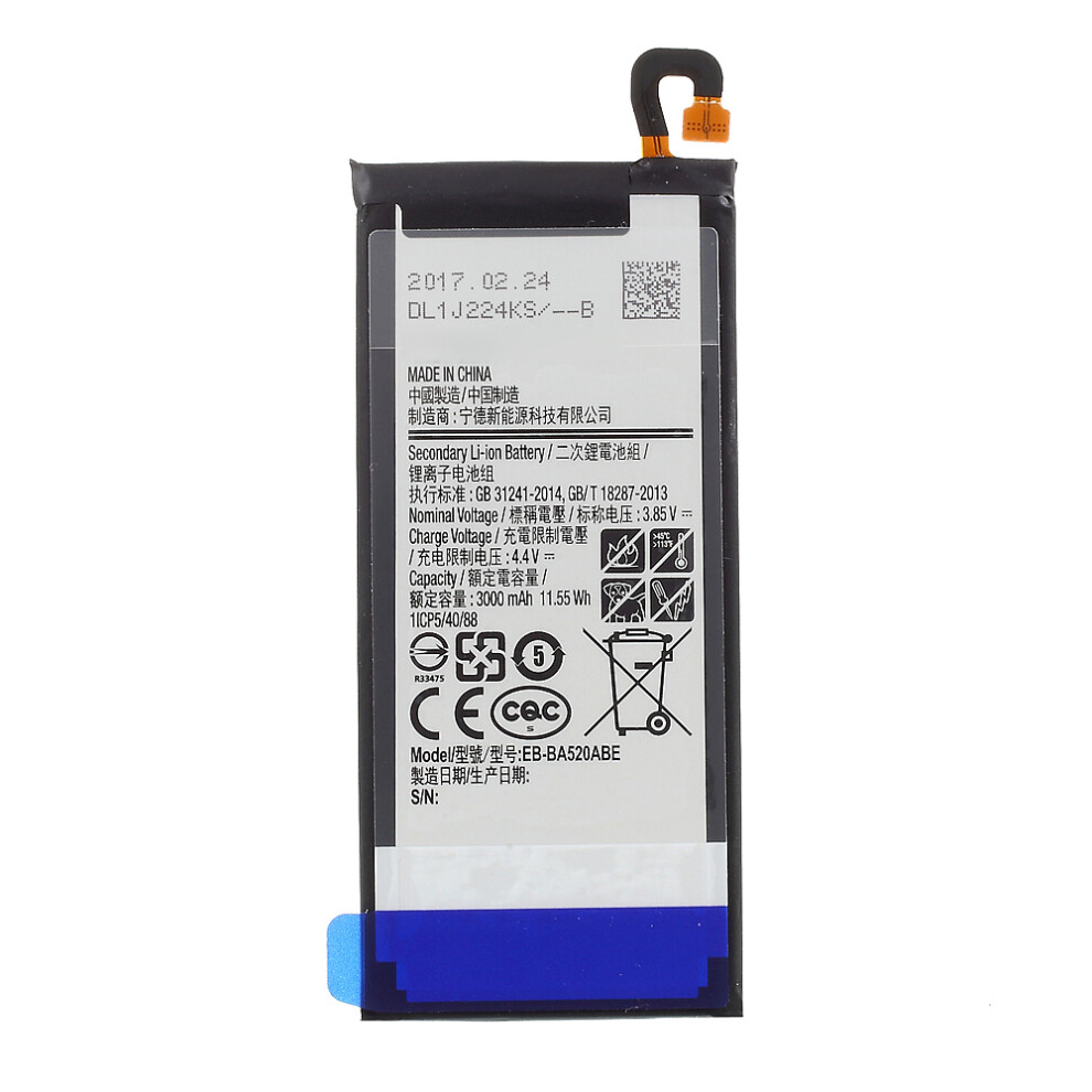 For Samsung Galaxy A5 (2017) 3.85V 3000Mah Li-Ion Battery Replacement Part (Encode: Eb-Ba520abe) (Without Logo) 6914276542505