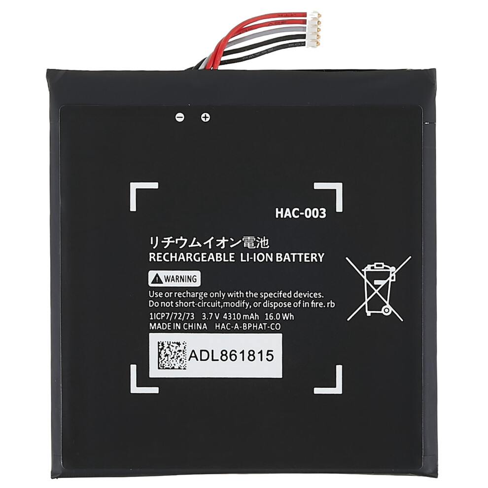 For Nintendo Switch 3.70V 4310Mah Li-Ion Battery Replacement Part (Encode: Hac-003) (Without Logo) 6914272448146