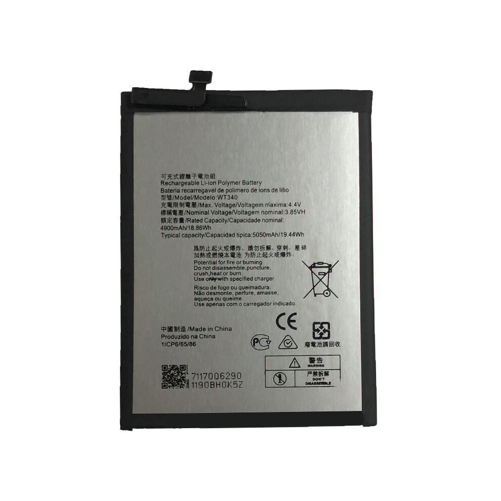 For Nokia G10 4G/G20 4G 3.85V 4900mAh Li-ion Battery Assembly Part,Encode: WT340 (without Logo)