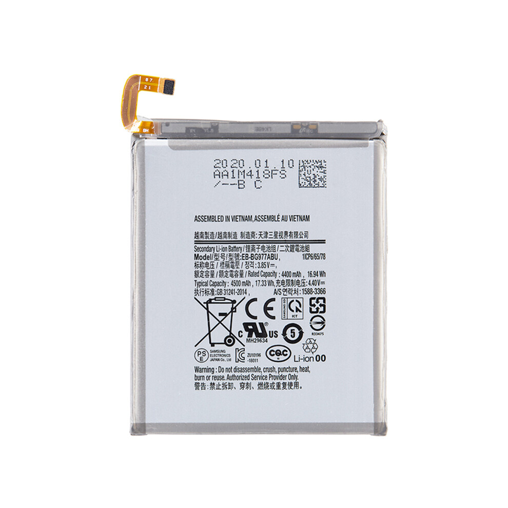 For Samsung Galaxy S10 5G 3.85V 4400Mah Li-Ion Polymer Battery Assembly Part (Encode: Eb-Bg977abu) (Without Logo) 6914274646229