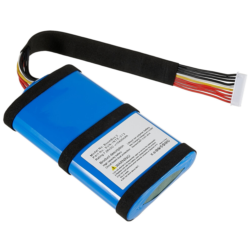 For Jbl Boombox 2 7.26V 10400Mah Lithium-Ion Polymer Battery Replacement Part (Encode: Sun-Inte-213) (Without Logo) 6914273170589