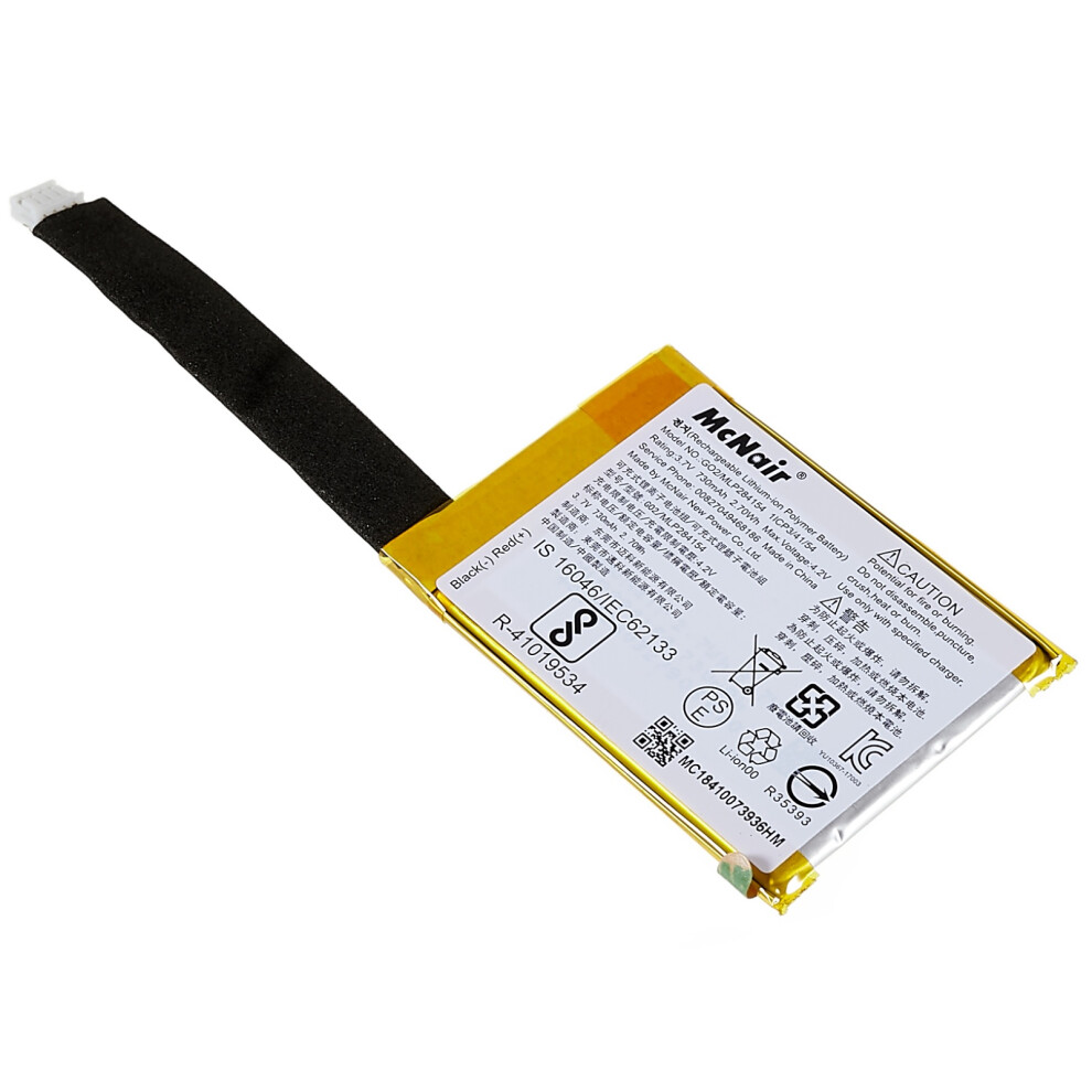 For Jbl Go 2 Speaker Battery Replacement 3.7V 730Mah Lithium-Ion Polymer Battery (Encode: Go2/Mlp284154) (Without Logo) 6914276017867