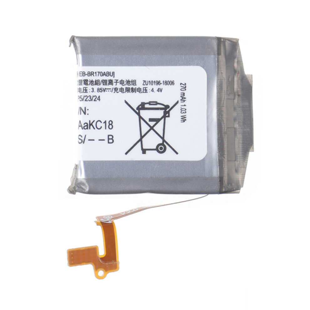 For Samsung Galaxy Watch 42Mm/46Mm 3.85V 270Mah Li-Ion Battery Assembly Replacement (Encode: Eb-Br170abu) (Without Logo) 6914278871405
