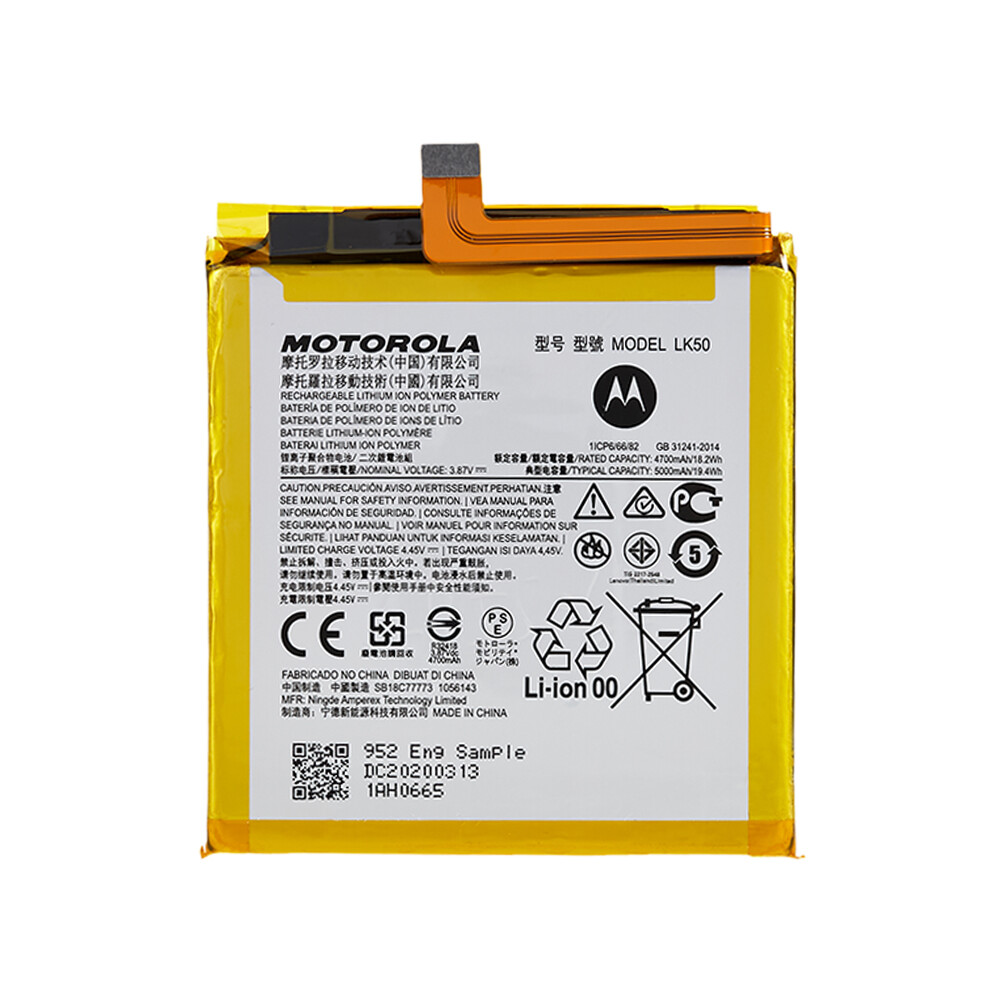 For Motorola Moto G60s 3.87V 4700Mah Li-Ion Polymer Battery Assembly Part (Encode: Lk50) 6914271706056