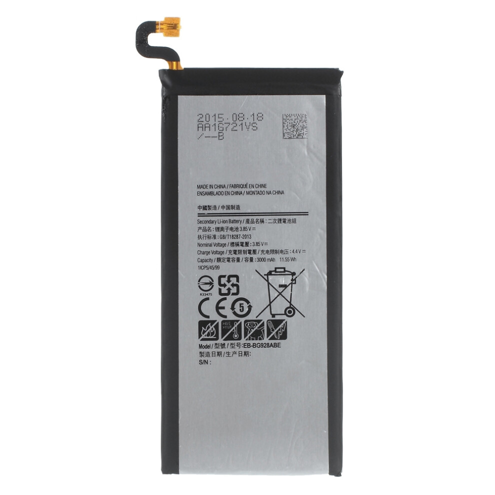 For Samsung Galaxy S6 Edge+ G928 3.85V 3000Mah Li-Ion Polymer Battery Replacement Part (Encode: Eb-Bg928abe) (Without Logo) 6914271744492