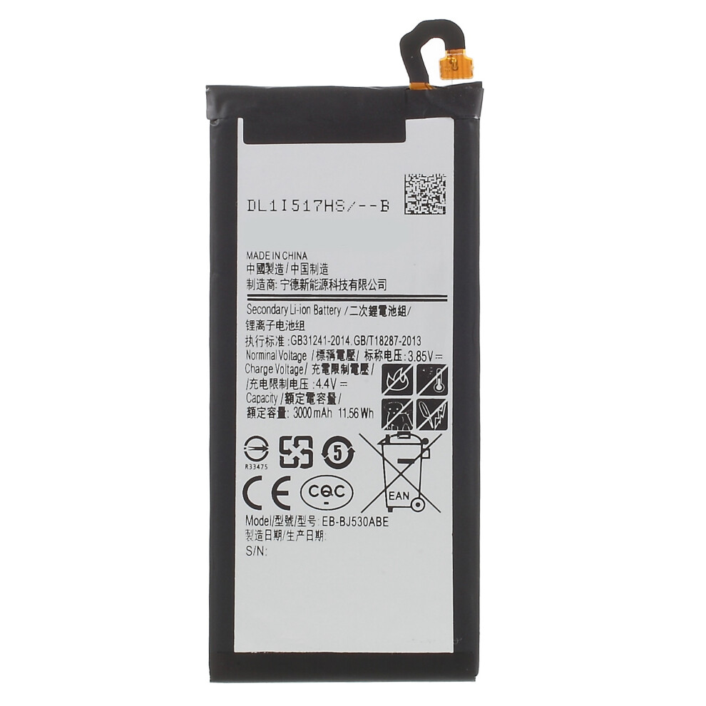 For Samsung Galaxy J5 (2017) 3.85V 3000Mah Li-Polymer Battery Replacement Part (Encode: Eb-Bh530abe) (Without Logo) 6914277325695