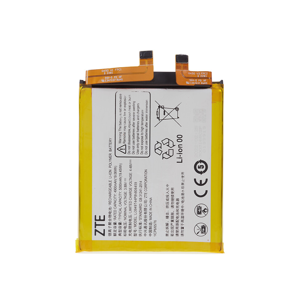 For Zte Axon 40 Ultra 5G/Axon 40 Pro 5G 3.85V 4900Mah Rechargeable Li-Polymer Assembly Part (Encode: Li3949t44p8h806459) 6914271532112