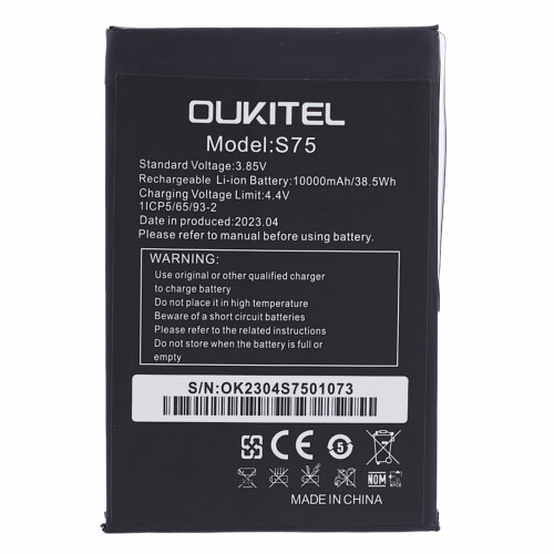 For Oukitel WP6 3.85V 10000mAh Rechargeable Li-Polymer Battery Assembly Part (Encode: S75) 1