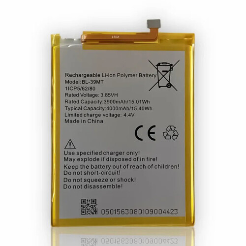 For TECNO Camon 15 Pro CD8 3.85V 3900mAh Li-Polymer Battery Assembly Part (Without Logo) (Encode: BL-39MT)