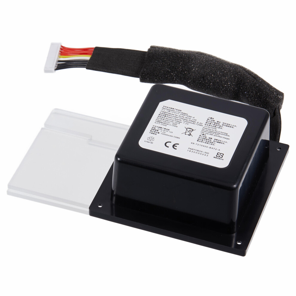 For Jbl Partybox 300 7.2V 10000Mah Rechargeable Li-Polymer Battery Assembly Part (Encode: Sun-Inte-125) (Without Logo) 6914271784948