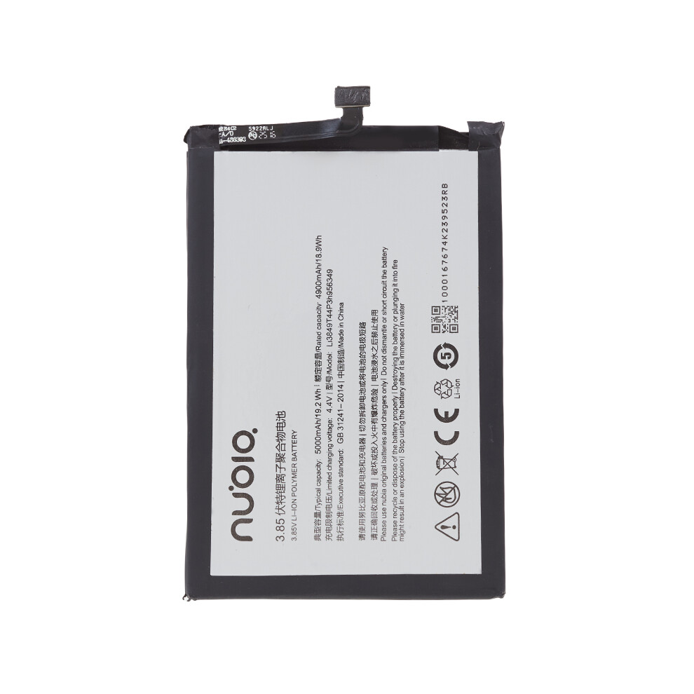 For Zte Nubia N1 4G 3.85V 4900Mah Rechargeable Li-Polymer Assembly Part (Encode: Li3849t44p3h956349) 6914279244277