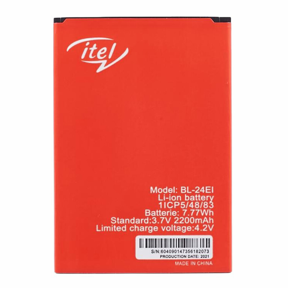 For Itel A40/A41/A44/A44 Pro 3.70V 2200Mah Li-Ion Polymer Battery Assembly Part (Encode: Bl-24Ei) 6914277234478