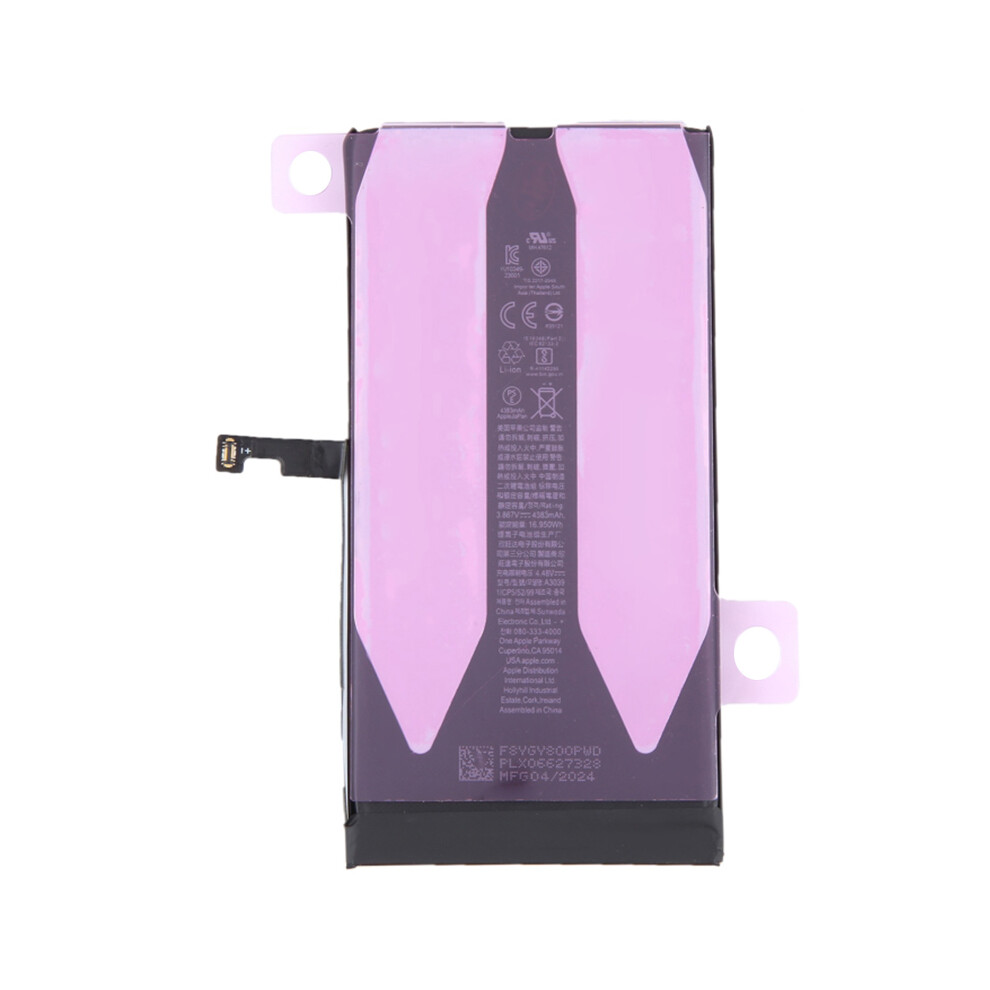 For Iphone 15 Plus 3.86V 4383Mah Oem Rechargeable Li-Ion Battery+Battery Sticker 6914270776326