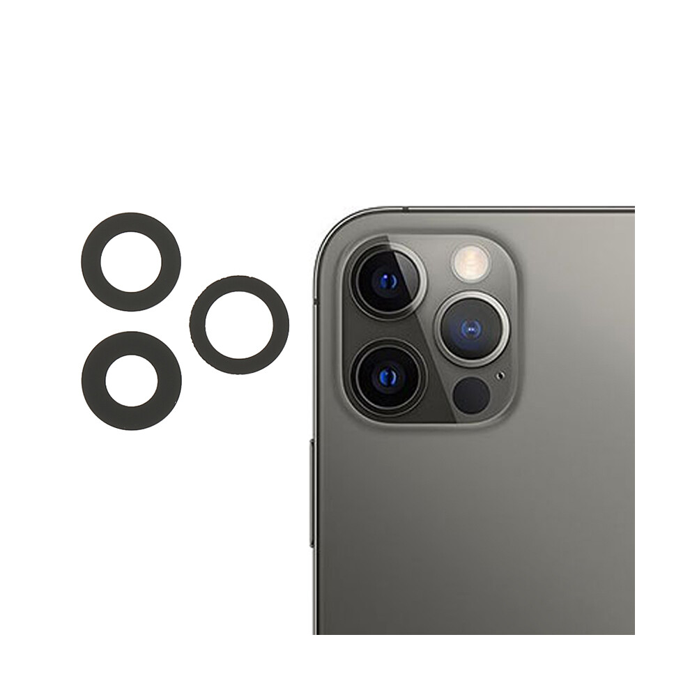 3Pcs/Set Oem Rear Camera Rim Lens Cover For Iphone 12 Pro Max 6.7 Inch 6914277497293