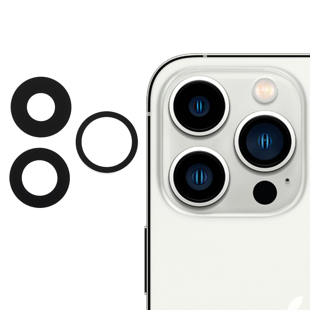 3Pcs/Set Oem Rear Camera Rim Lens Cover For Iphone 13 Pro 6.1 Inch/13 Pro Max 6.7 Inch 6914273990613