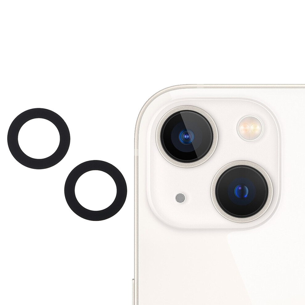 2Pcs/Set Oem Rear Camera Rim Lens Cover For Iphone 13 Mini 5.4 Inch/13 6.1 Inch 6914279978561
