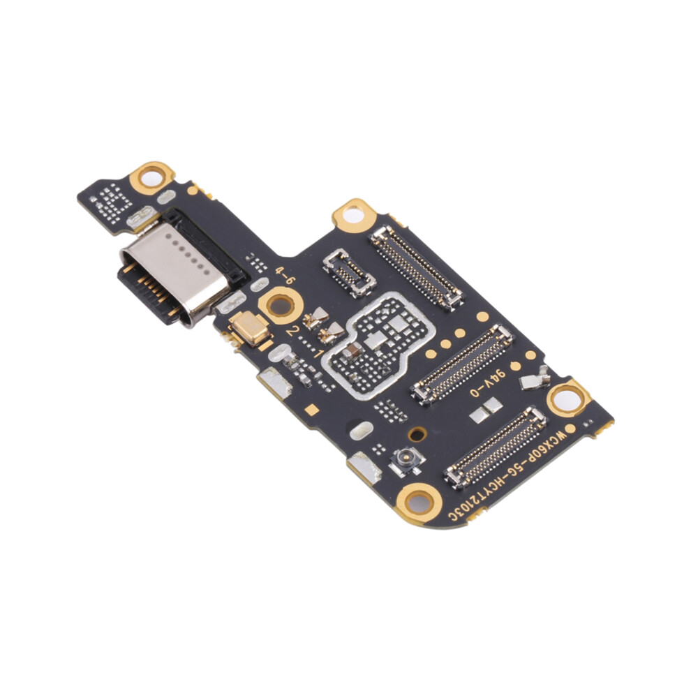 For Vivo X60 Pro 5G (Global) V2046 Dock Connector Charging Port Flex Cable Replacement Part (Without Logo) 6914275745457