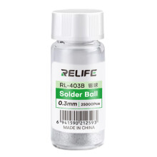 RELIFE RL-403B 25000Pcs/Bottle 183C Leaded Solder Balls 0.3mm BGA Rework Chip Repair Tool