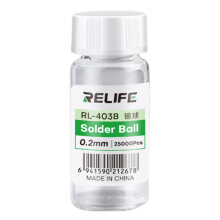 RELIFE RL-403B 25000Pcs/Bottle 183C Leaded Solder Balls 0.2mm BGA Rework Chip Repair Tool