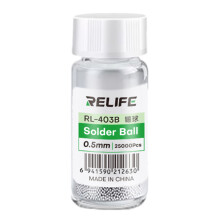 RELIFE RL-403B 25000Pcs/Bottle 183C Leaded Solder Balls 0.5mm BGA Rework Chip Repair Tool