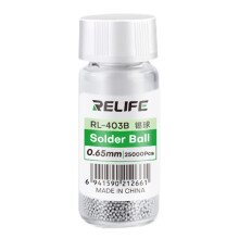 RELIFE RL-403B 25000Pcs/Bottle 183C Leaded Solder Balls 0.65mm BGA Rework Chip Repair Tool