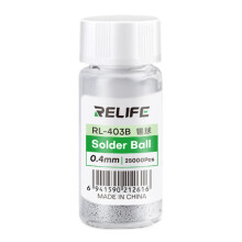 RELIFE RL-403B 25000Pcs/Bottle 183C Leaded Solder Balls 0.4mm BGA Rework Chip Repair Tool