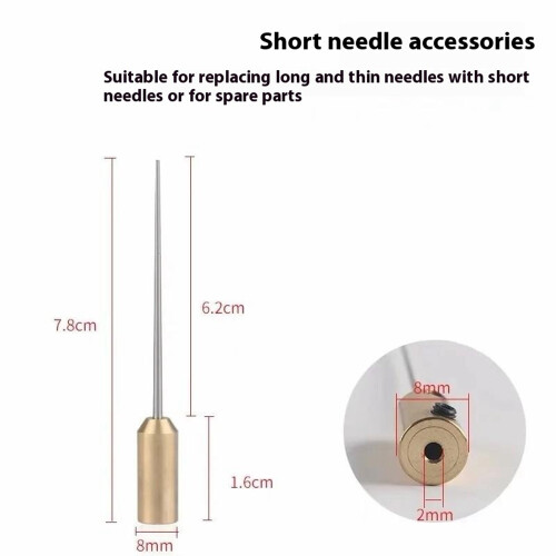 5Pcs 2mm Nozzle Tips for CJ6+ Adhesive Remover Machine Needle Replacement Part 2