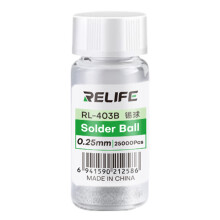 RELIFE RL-403B 25000Pcs/Bottle 183C Leaded Solder Balls 0.25mm BGA Rework Chip Repair Tool