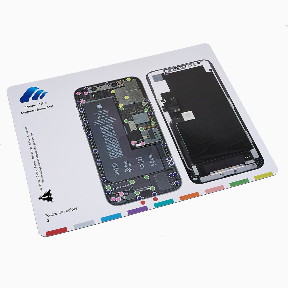 Magnetic Screw Mat Auxiliary Tool For Iphone 11 Pro 5.8 Inch Magnetic Working Pad 6914276392544