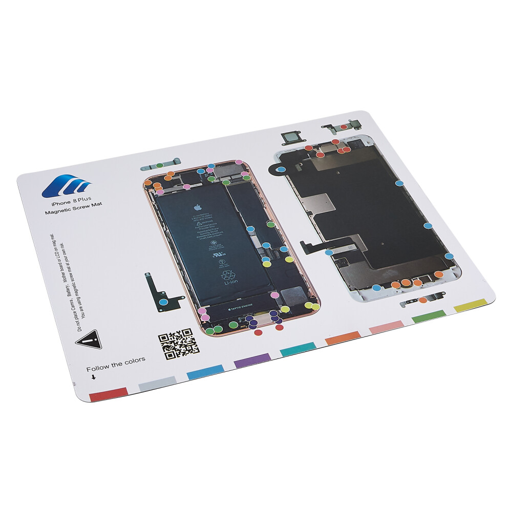 Kaigexin Magnetic Screw Mat Work Pad For Iphone 8 Plus 5.5 Inch Professional Guide Screw Pad Keeper Chart Mat 6914278848766