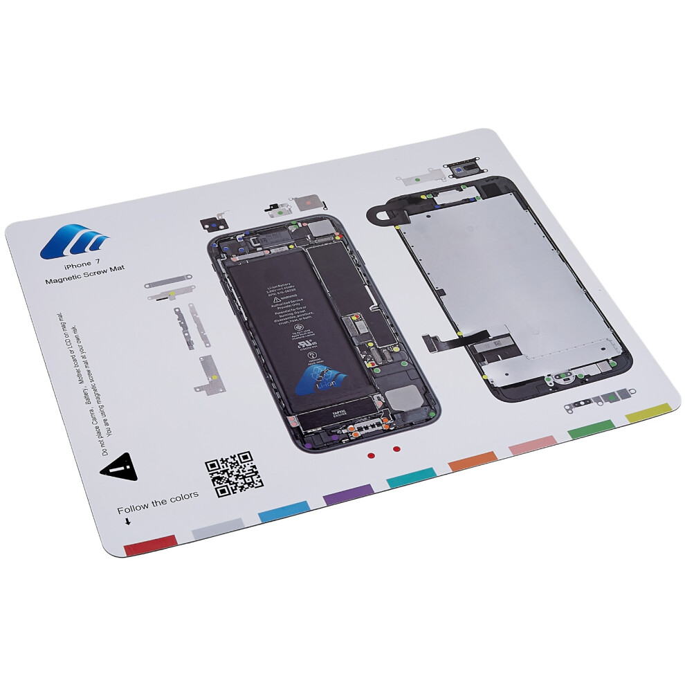 Kaigexin Magnetic Screw Mat For Iphone 7 4.7 Inch Professional Plate Repair Tools Mat Work Guide Pad 6914274238288