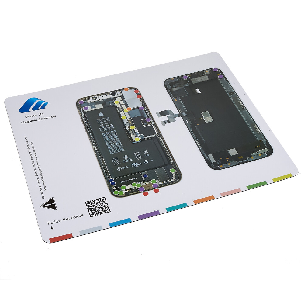 Kaigexin Magnetic Screw Mat Work Pad For Iphone Xs 5.8 Inch Screw Pad Keeper Chart Guide Pad 6914273435091
