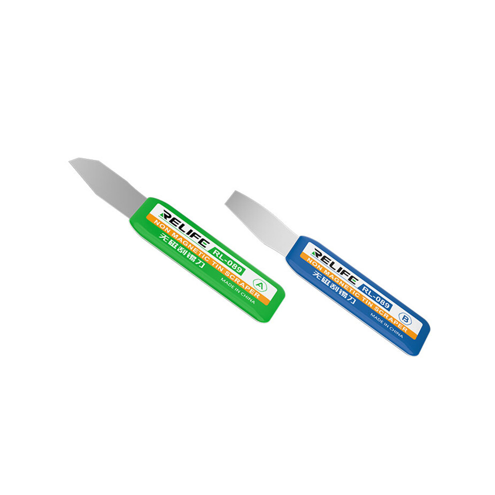 Relife Rl-089 Non-Magnetic Tin Scraper Set Multi-Angle Design Portable Handle Scraper For Motherboard/Cpu/Ic 6914273939315