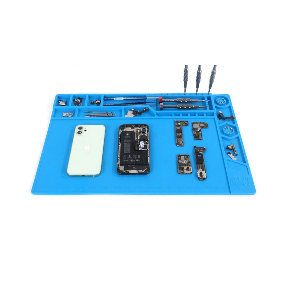 Relife Rl-160A Insulation Silicone Soldering Repair Mat Heat Resistant Work Pad For Phone Pcb Repair 6914275212706