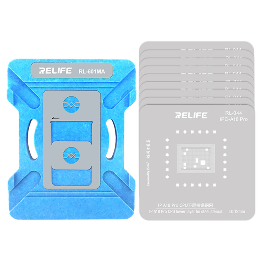 Relife Rl-601Ma Cpu Reballing Stencil Platform For Iphone A8 6914275899136