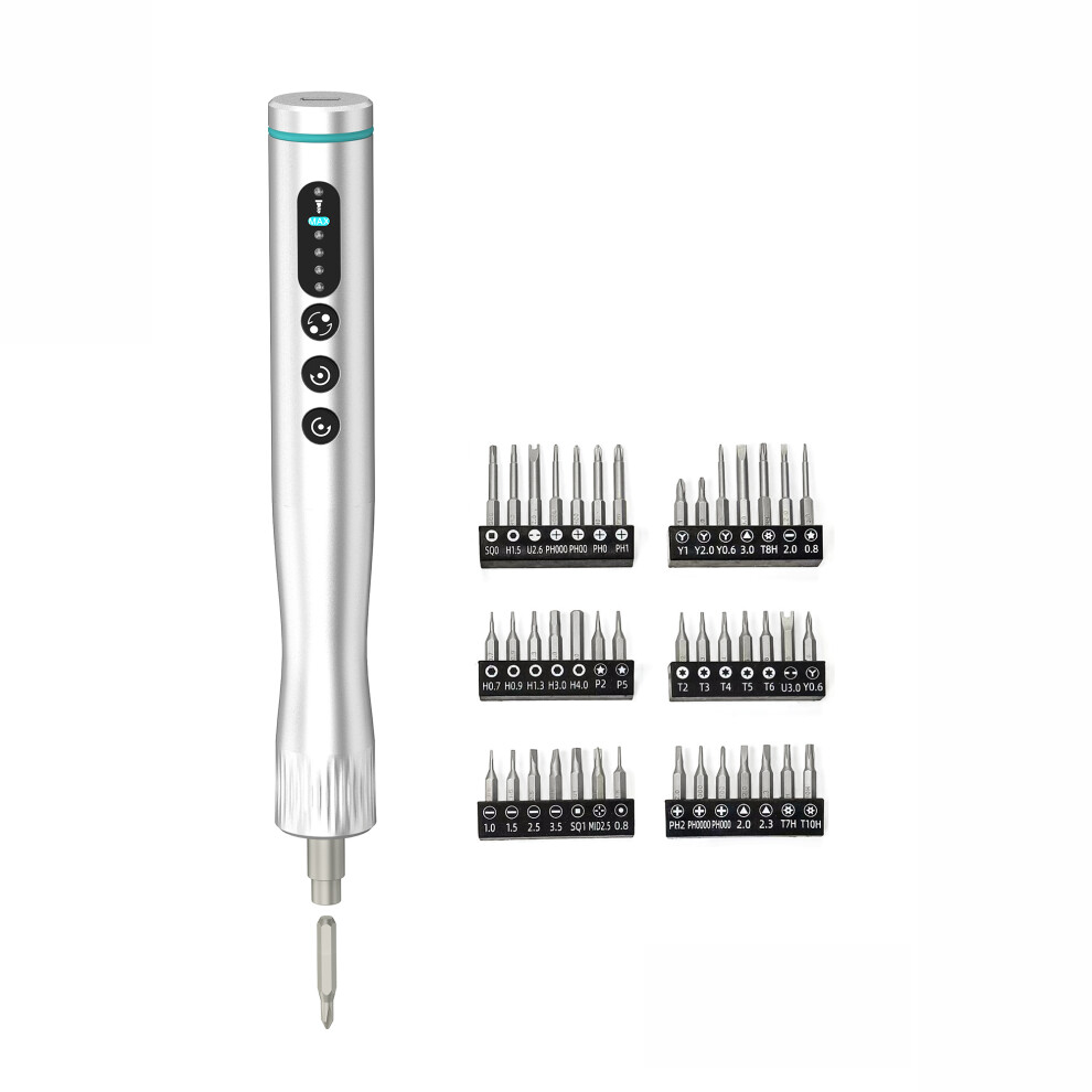 Rf4 Rf-Ed4 Electric Screwdriver Set 4-Speed Adjustable With 42 Bits Mobile Phone Repair Disassembly Tool 6914273849010