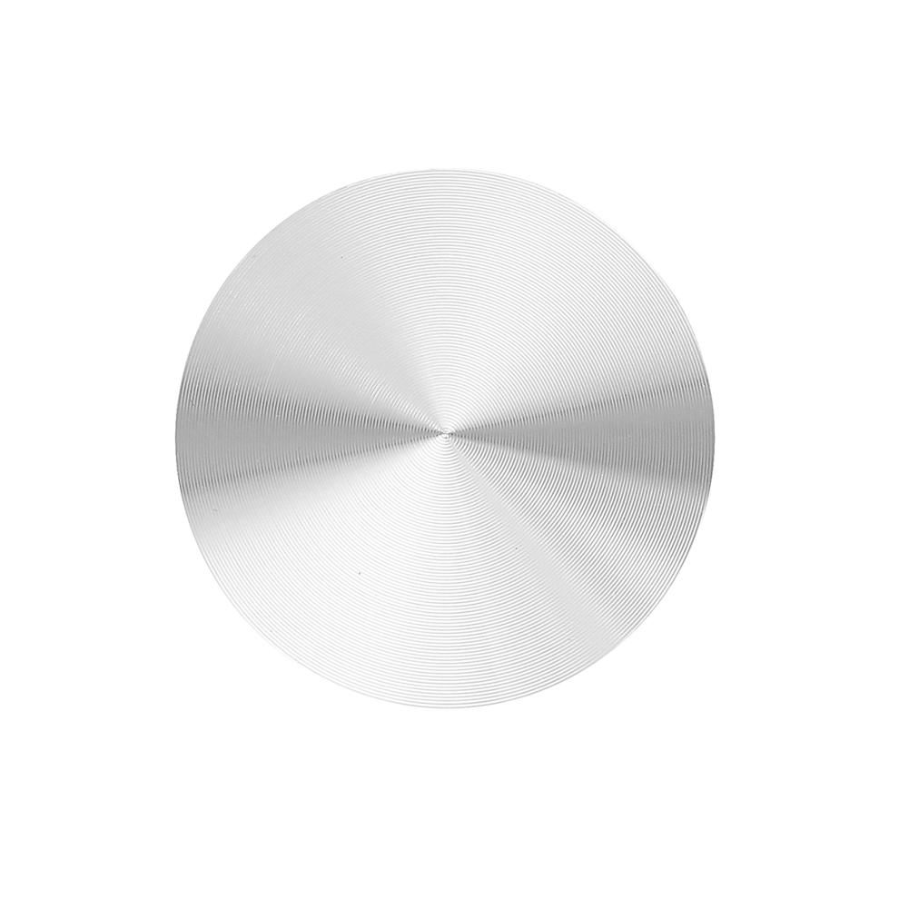 Glass plate adapter table leg, aluminum, round, 50x8mm, silver-image-OPC-PJSB8TP-NEW