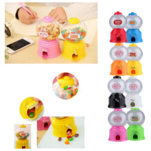 Carino mini distributore di caramelle e gomme da masticare, salvadanaio per bambini, multicolore, casuale, circa 14,5 x 8,7 cm