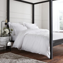 (Double, White) Bianca Luxury 800TC Cotton Sateen Duvet Cover Set Bedding Bed Set Quilt Cover