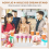 1pcs Acrylic 4-Hole Double layer Ice Cream Cone Stand 4